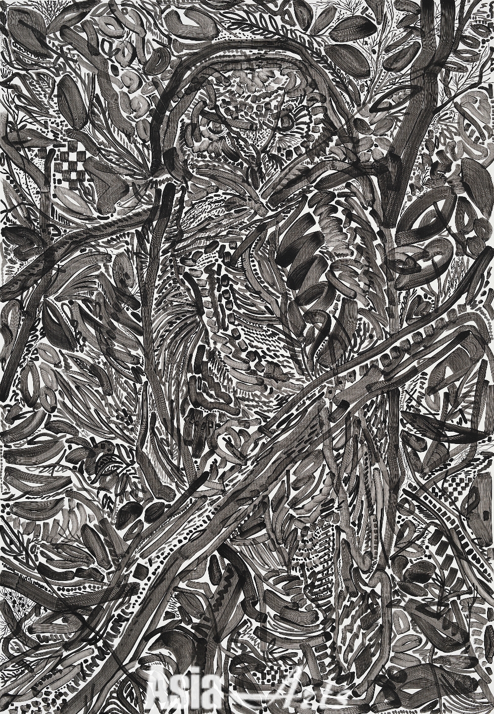 박광수, '부엉이의 밤 Owl_s Night', 2019, 캔버스에 아크릴릭 Acrylic on canvas, 116.8x80.3cm  / 사진=Courtesy of the artist & Hakgojae Gallery