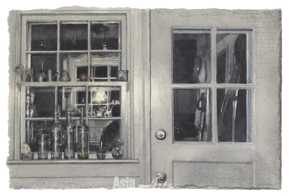 Charles Ritchie, Kitchen Windows with Reflections, 2011, watercolor and graphite on Fabriano paper, 10.2 x 15.2 cm (4 x 6 in) / 그림=© Charles Ritchie, 제이슨함 갤러리 