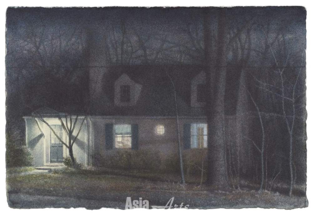Charles Ritchie, House: Midwinter, 2013-2017, watercolor and graphite on Fabriano paper, 10.2 x 15.2 cm (4 x 6 in) / 그림=© Charles Ritchie, 제이슨함 갤러리