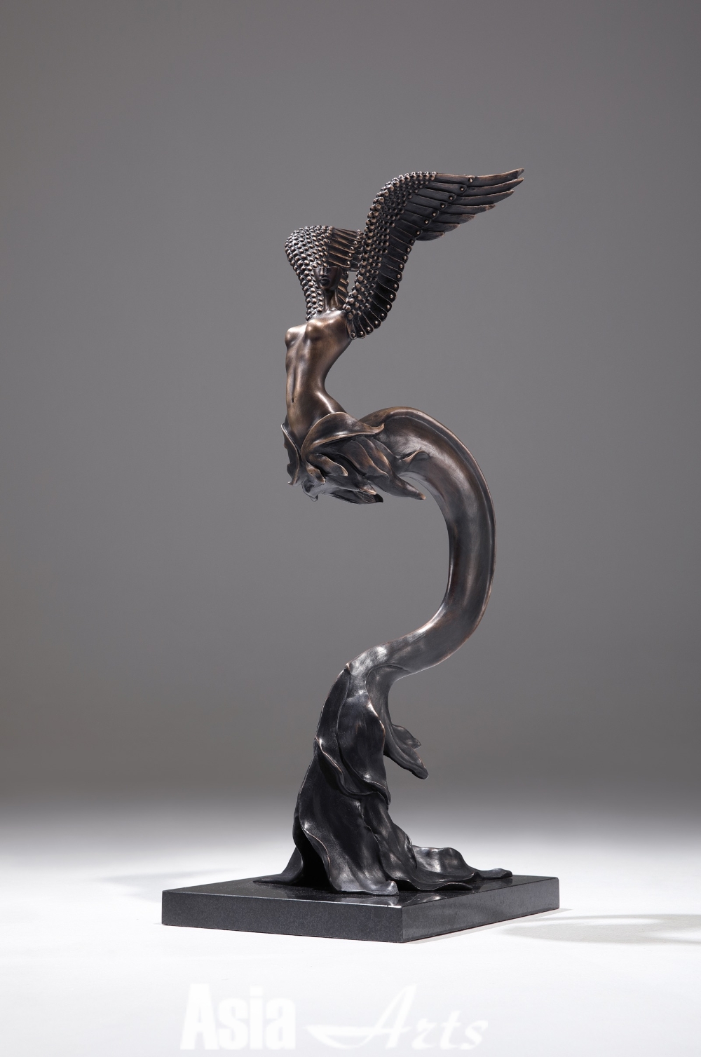 문희, 비상, 1200x1200x3000cm,  BRONZE, 2020/ 사진=Courtesy of artist, 튤립 아트랩
