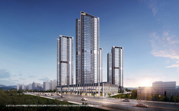 '양주역 제일풍경채 위너스카이' 투시도 [사진=제일건설]