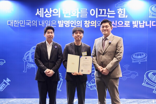 왼쪽부터 법무지원파트 한종엽 프로, 김광준 파트장, 김종주 변리사 [사진=삼성화재]