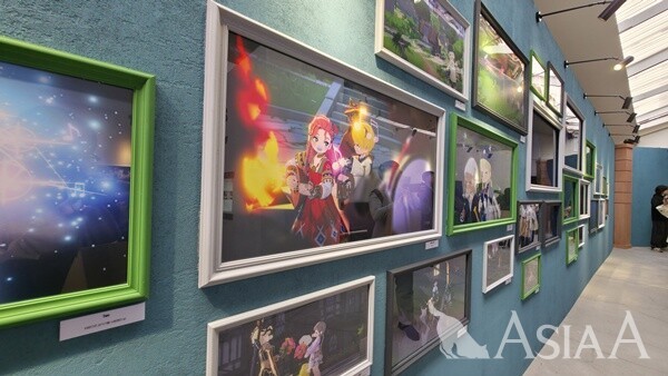 넥슨이 서울 성수 비컨스튜디오에서 진행 중인 ‘마비노기 모바일’ 성수 팝업 전시 ‘모험가의 기록 전(展)' [사진=이준호 기자]