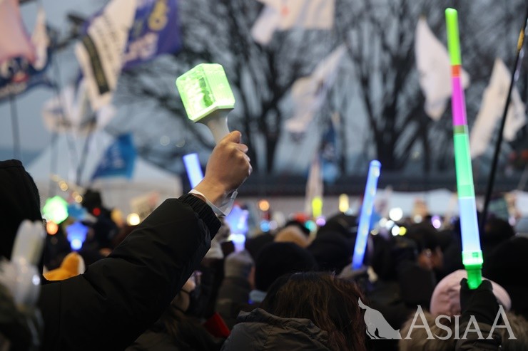 광화문 시위현장 [사진=이채현 기자]