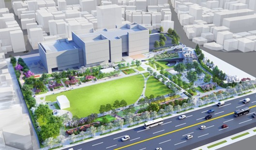 미군 반환부지 문화공원 조성공사 조감도 [사진=HS화성]